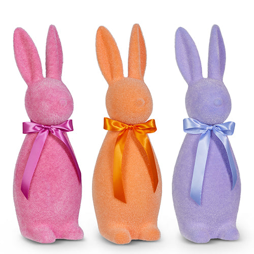 Sherbet Flocked Bunny