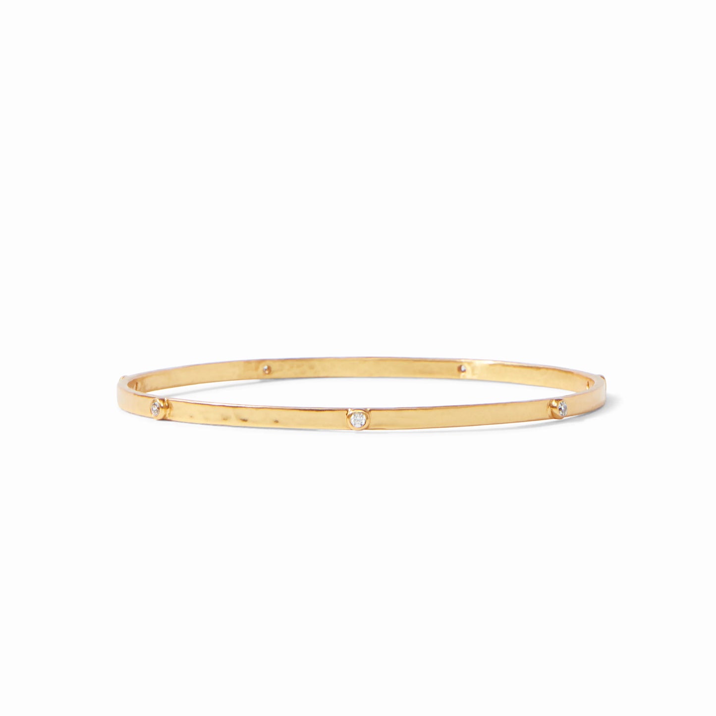 Crescent Bangle, Cubic Zirconia - Small