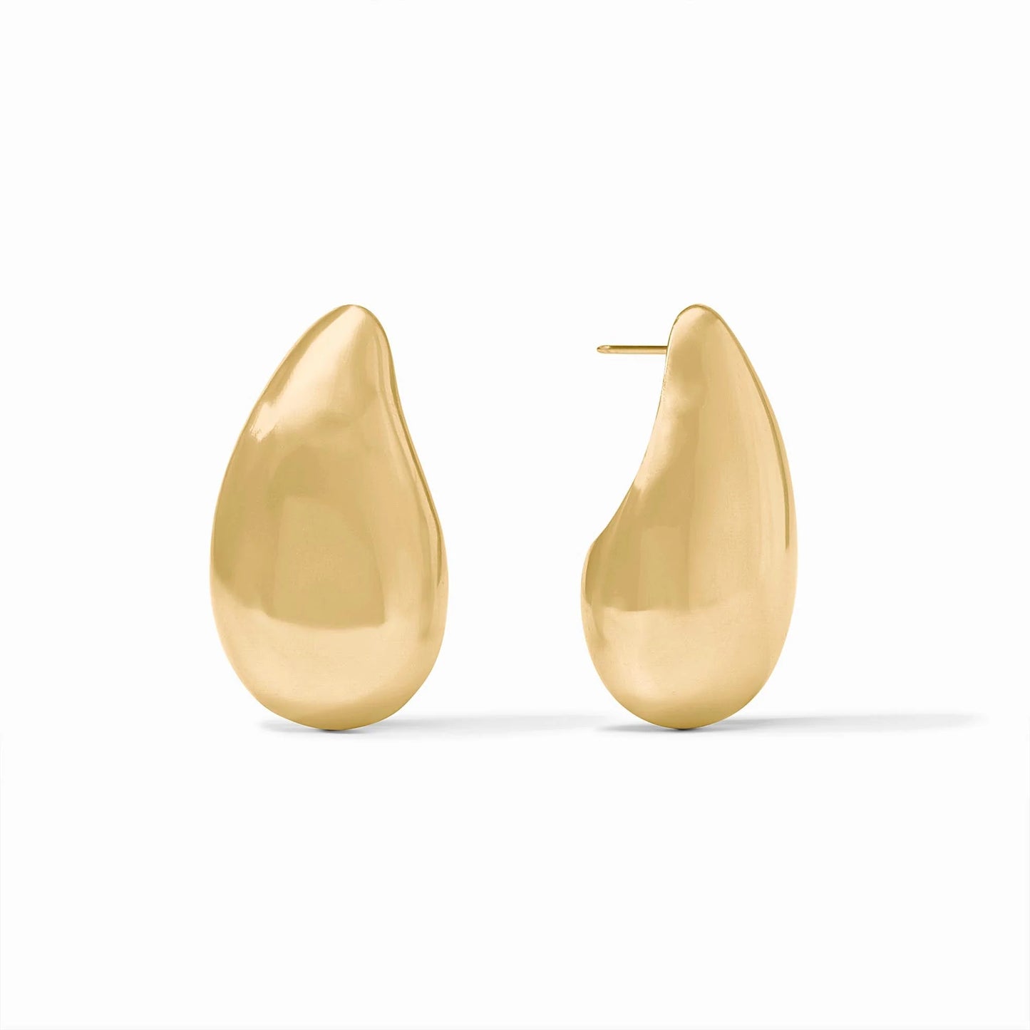 Wave Earring, Gold - Medium