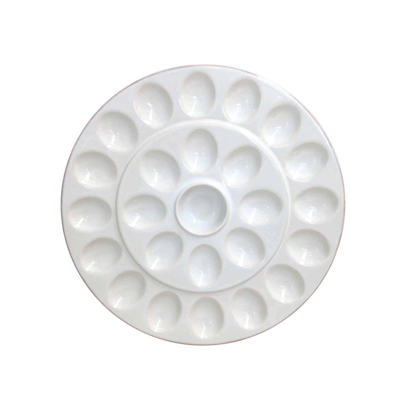 Egg Platter Cook & Host- White