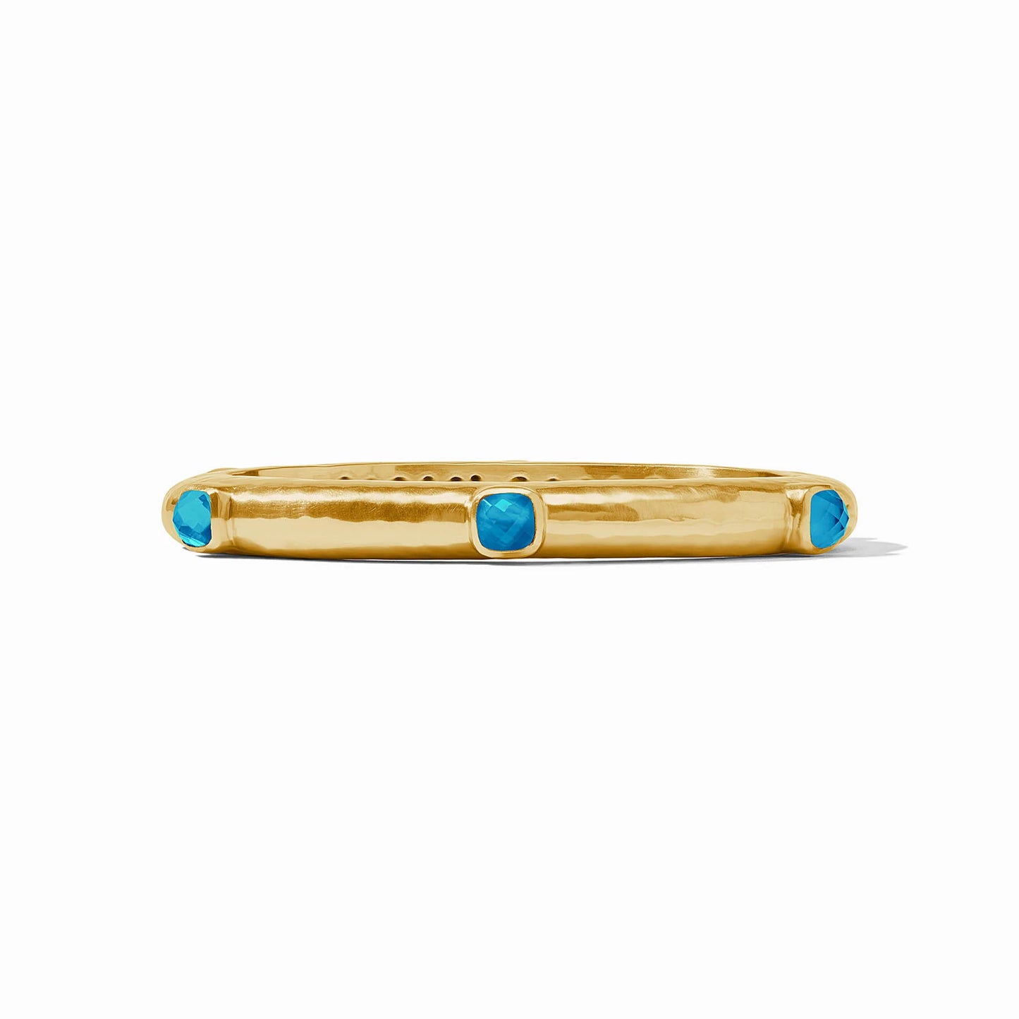Catalina Hinge Bangle, Iridescent London Blue - Small