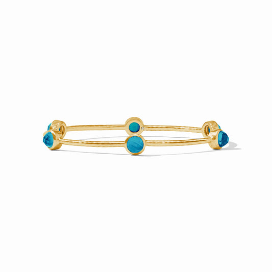 Milano Luxe Bangle, Iridescent London Blue - Large