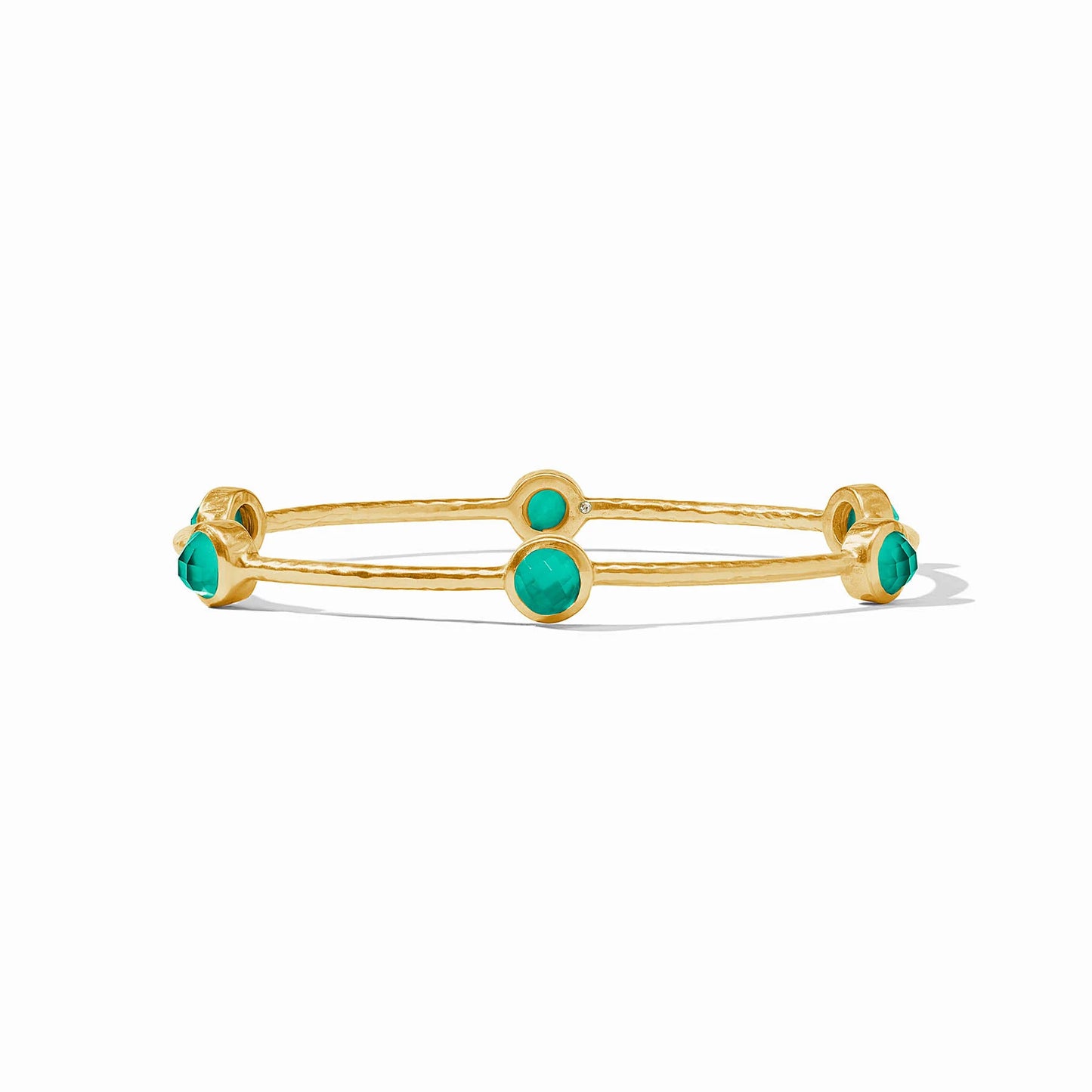 Milano Luxe Bangle, Iridescent Emerald Green - Small