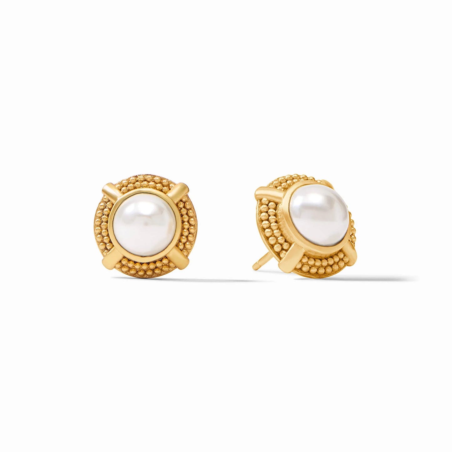 Cabochon Stud - Pearl