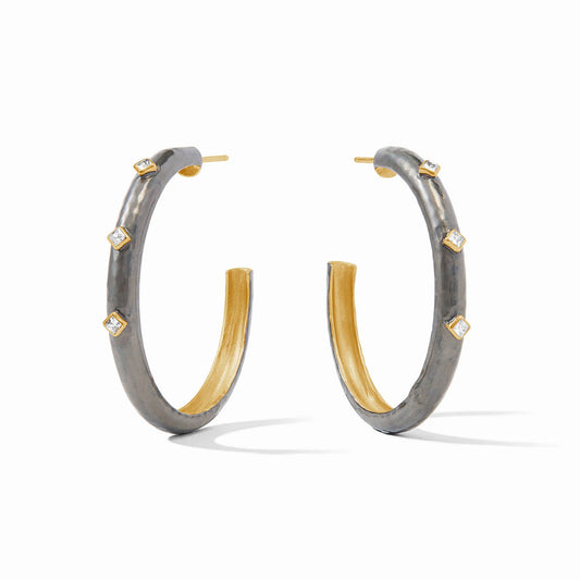 Noel Stone Hoop, Mixed Metal - Large