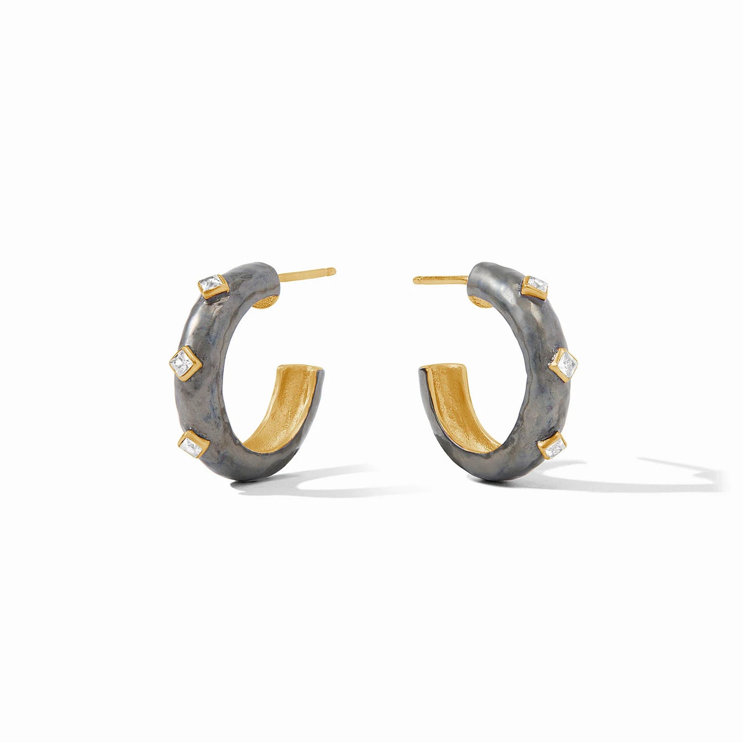 Noel Stone Hoop, Mixed Metal - Small