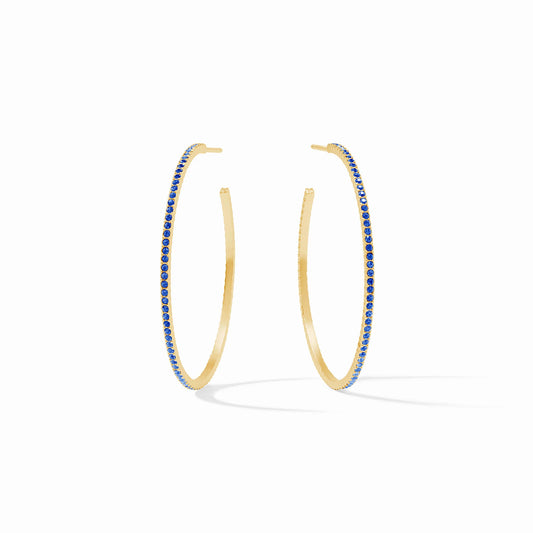 Windsor Hoop, Sapphire Blue - Large