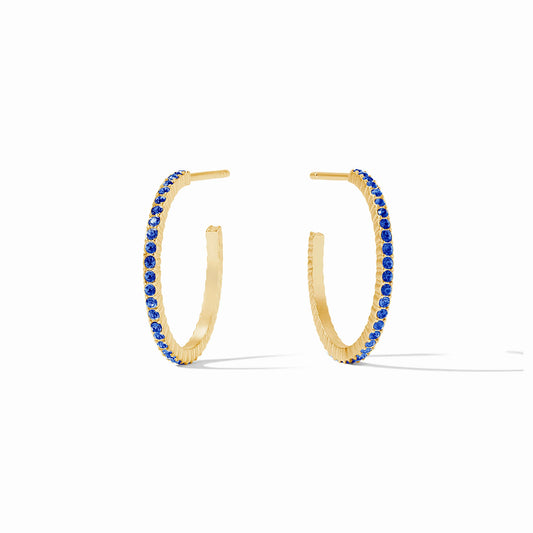 Windsor Hoop, Sapphire Blue - Small