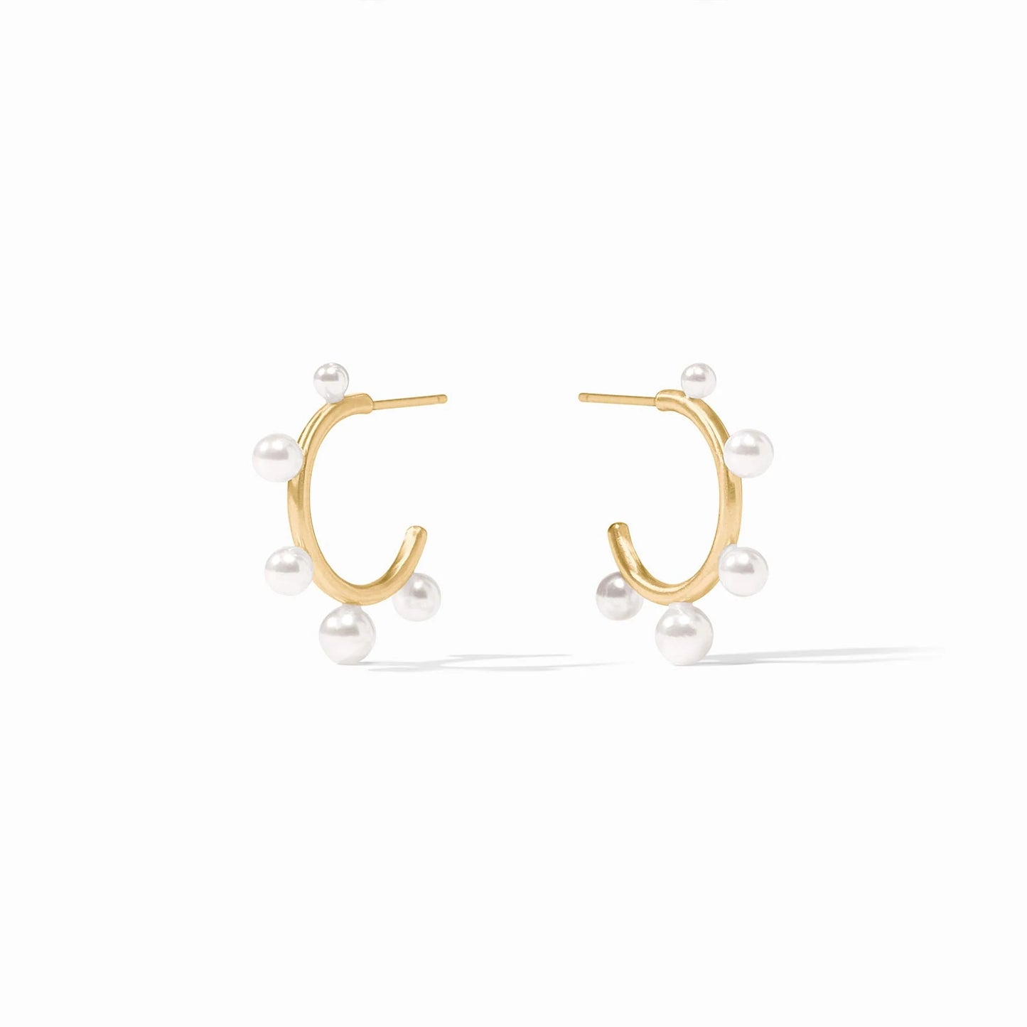 Hydra Stone Hoop, Pearl - Small