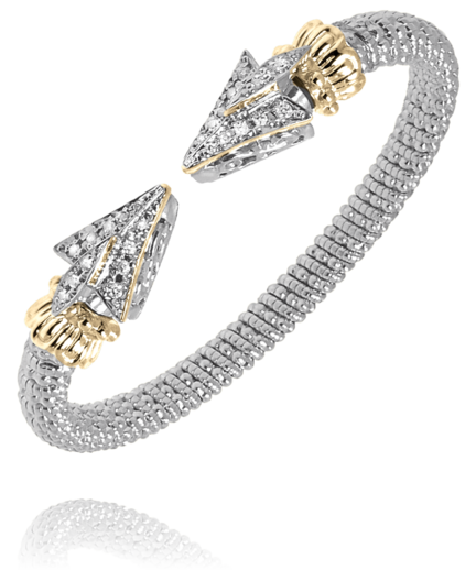 VAHAN 6MM Open Band Diamond Bracelet