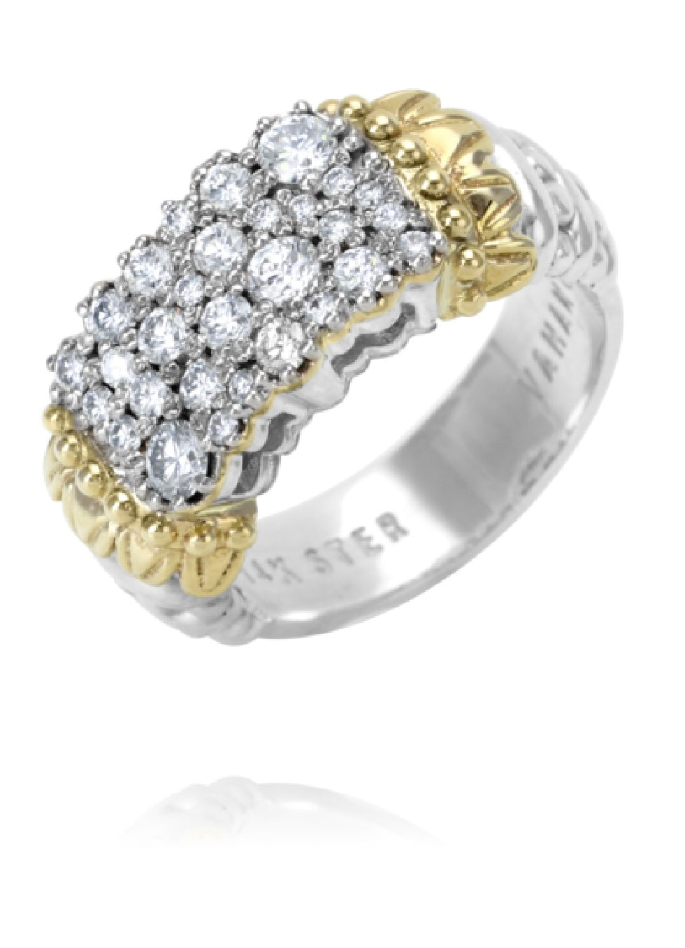 VAHAN Diamond Pave Ring - Size 7