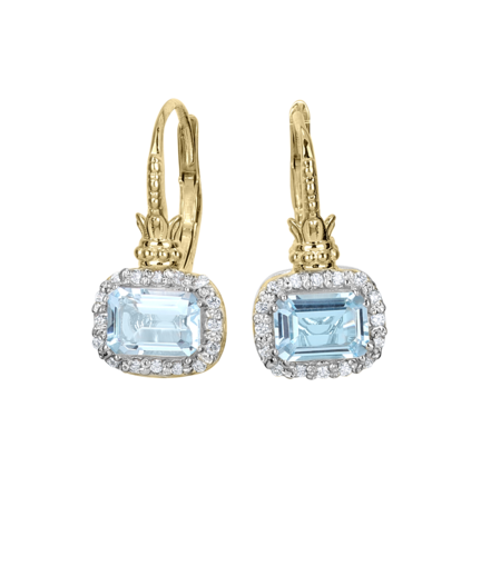 VAHAN Drop Earrings - Sky Blue Topaz