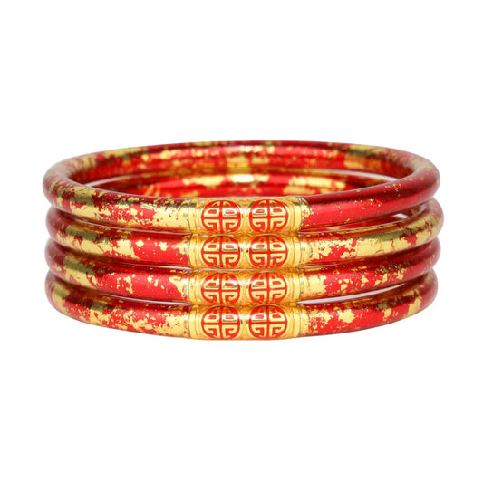 KOI Rouge All Weather Bangles, Set of 4 - Large