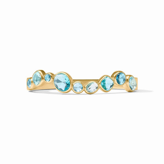 Kaleidoscope Hinge Bangle - Bahamian Blue