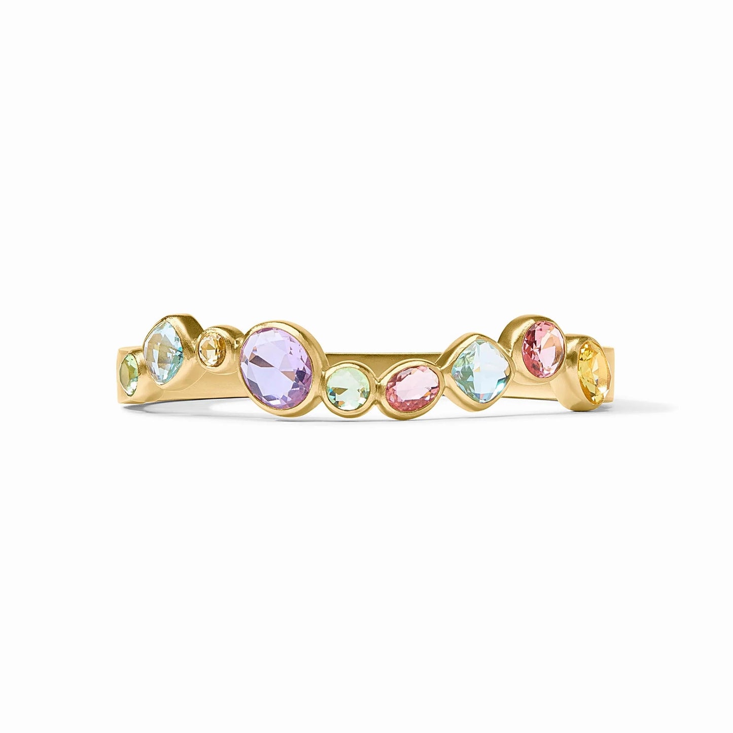 Kaleidoscope Hinge Bangle - Multi-Stone
