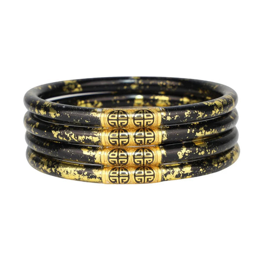 KOI Noir All Weather Bangles, Set of 4 - Large