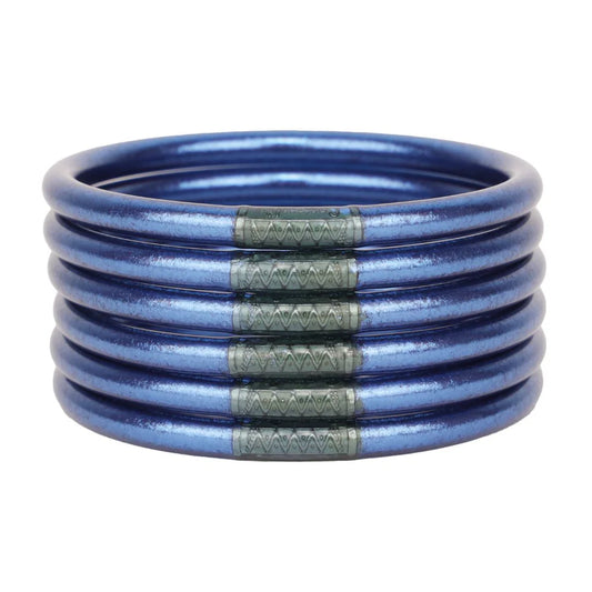 Marine All Weather Bangles - Serenity Prayer, Set of 6 - Large