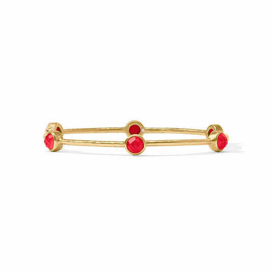 Milano Luxe Bangle, Iridescent Strawberry - Medium