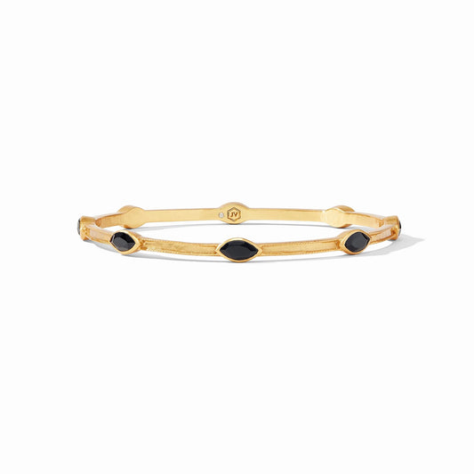 Monaco Bangle, Obsidian Black - Large