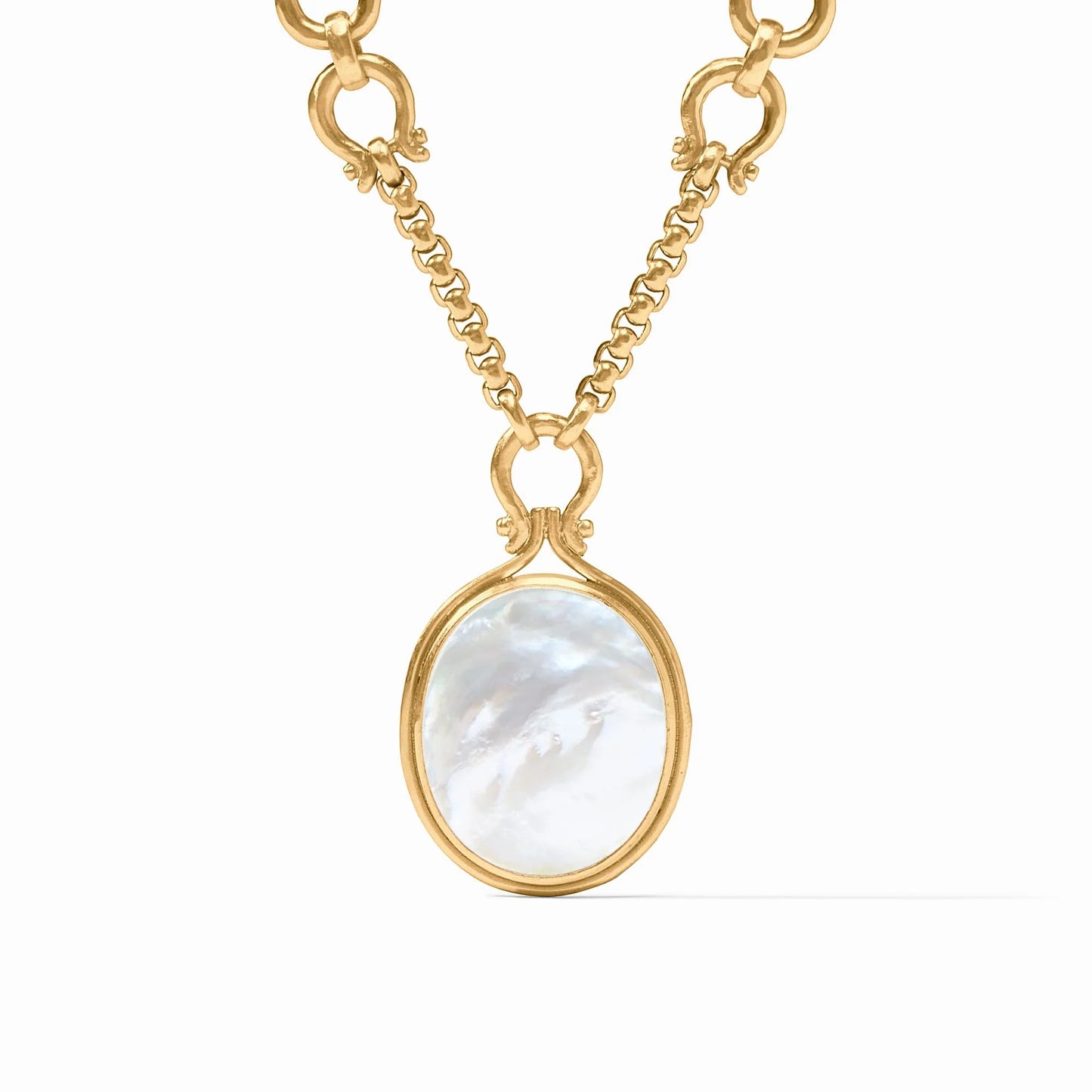 Saratoga Statement Necklace - Mother of Pearl