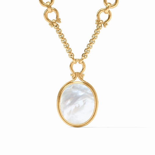 Saratoga Statement Necklace - Mother of Pearl
