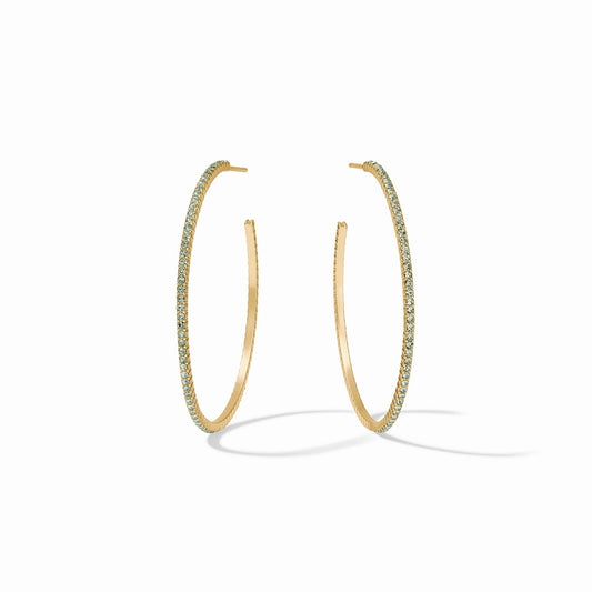 Windsor Hoop, Peridot Green - Large