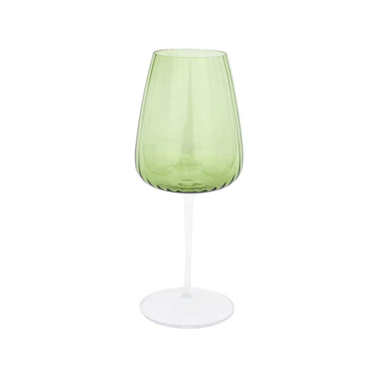 Francesca Wine Glass - Green