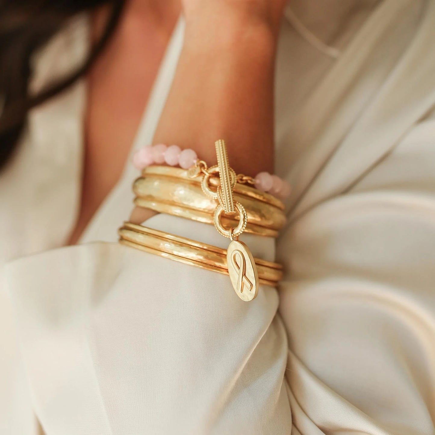 The Pink Bracelet - Rose Quartz